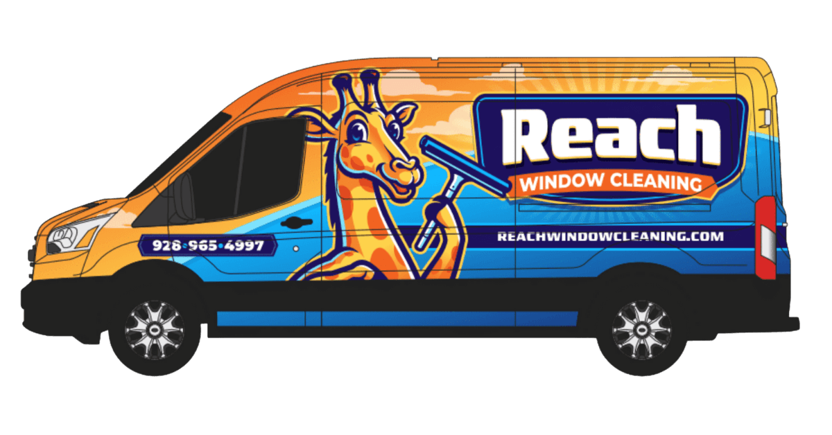 Reach Window Cleaning Exterior Cleaning Company Van